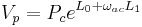 
   V_p = P_c e^{L_0 + \omega_{ac} L_1}
