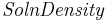 \mathbf{\mathit{Soln Density}}